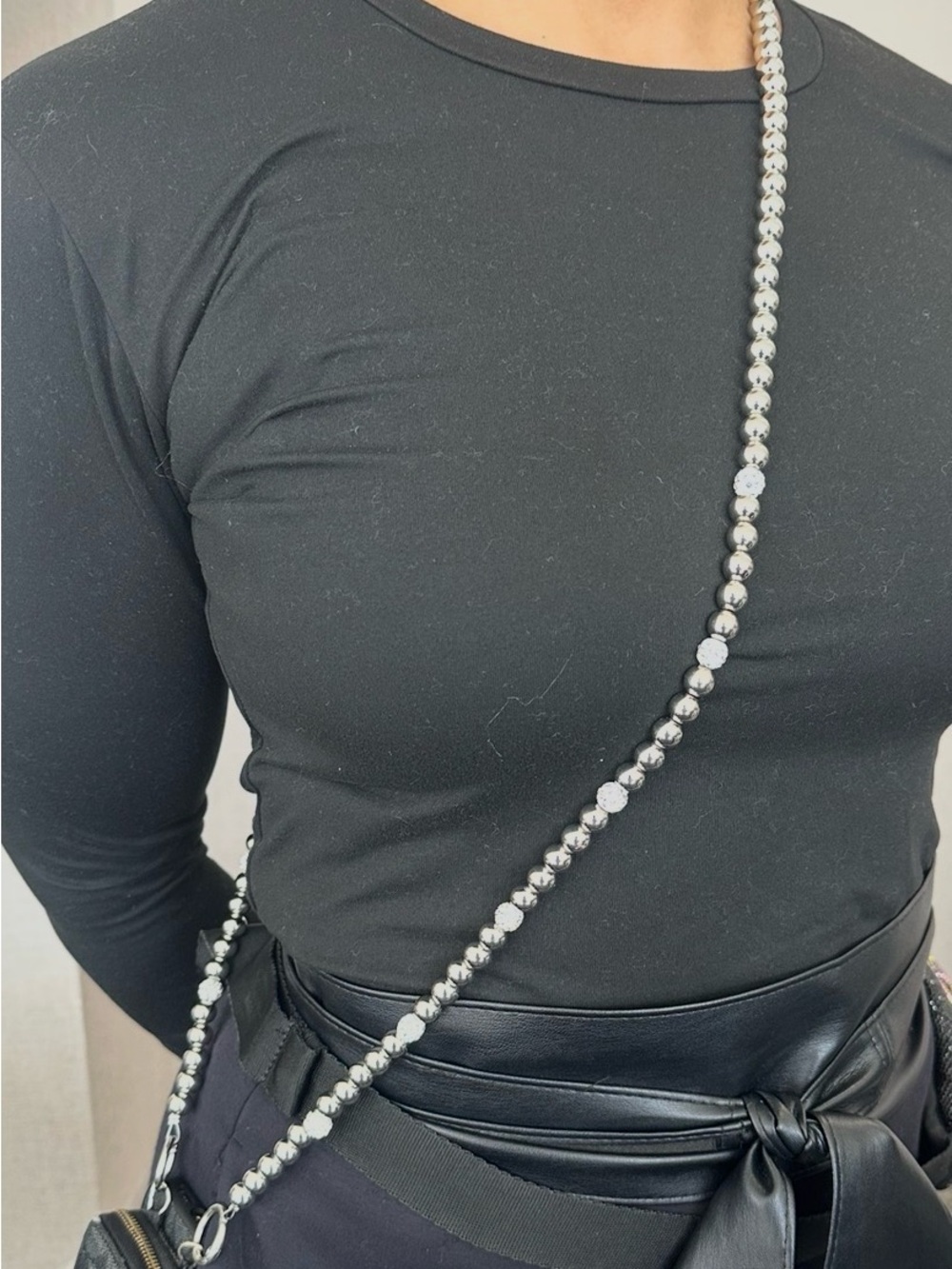 Beaded Crossbody Strap for Cell Phone or Bag
